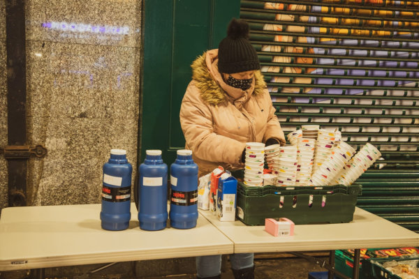 Volunteer at Meal Stall